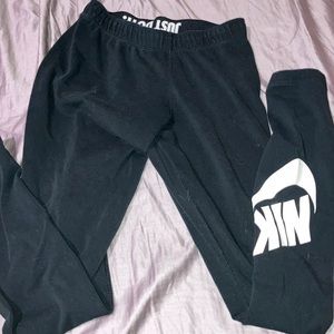 Nike logo leggings teen
